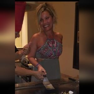 Lulus maxi dress cut outs petite length